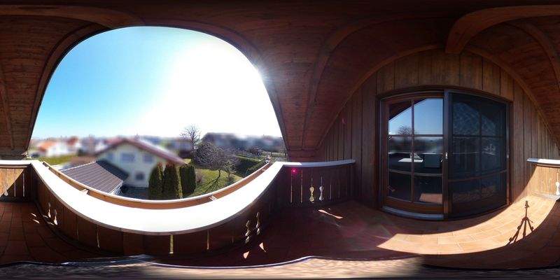Dachgeschoss Balkon