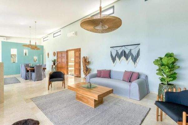 Kreta, Kalathas: Moderne mediterrane Villa mit atemberaubendem Meerblick zu verkaufen