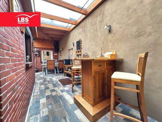 Überdachte Terrasse