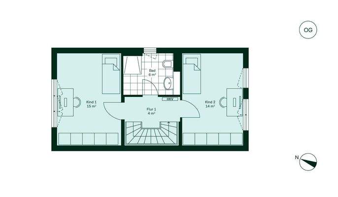 Großzügiges Dachgeschoss