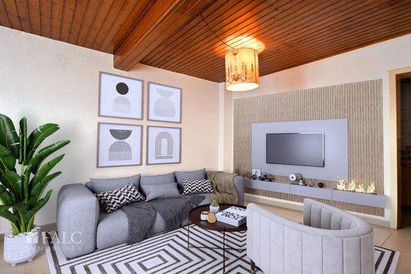 Wohnzimmer WE1 (virtuell bearbeitet)