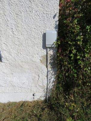 Glasfaseranschluss am Haus