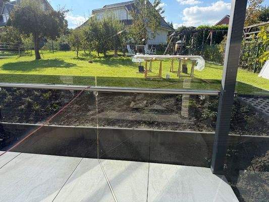 Blick in den Garten Wohnung EG