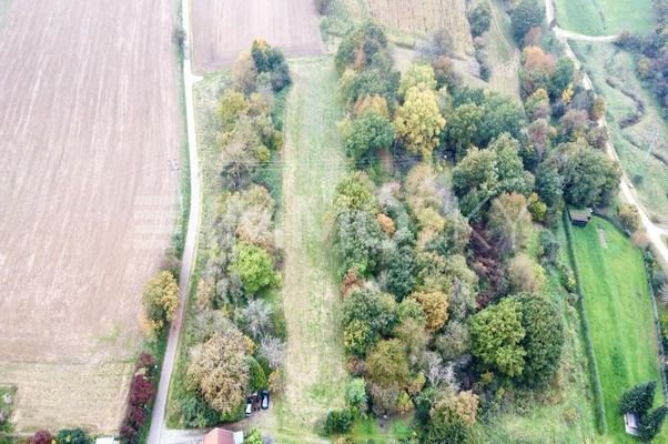 Draufsicht auf das Grundstücks