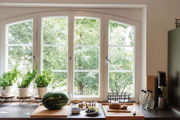 Blick aus der Küche