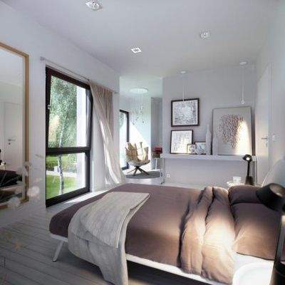 Modernes Schlafzimmer-Ambiente