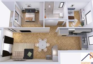 Grundriss Möblierungsbeispiel