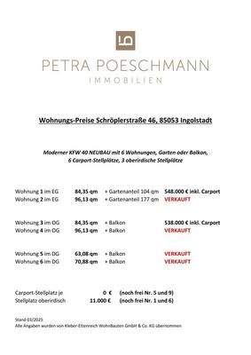 aktuelle Preisliste Schröplerstraße 46-10.25-1