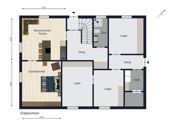 Grundrisse Erdgeschoss