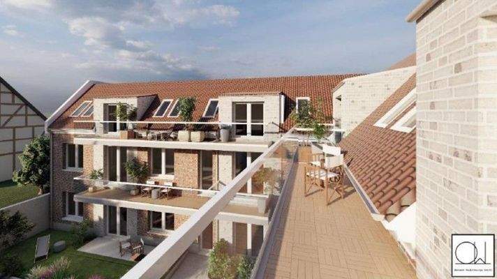 Geplante Dachterrasse