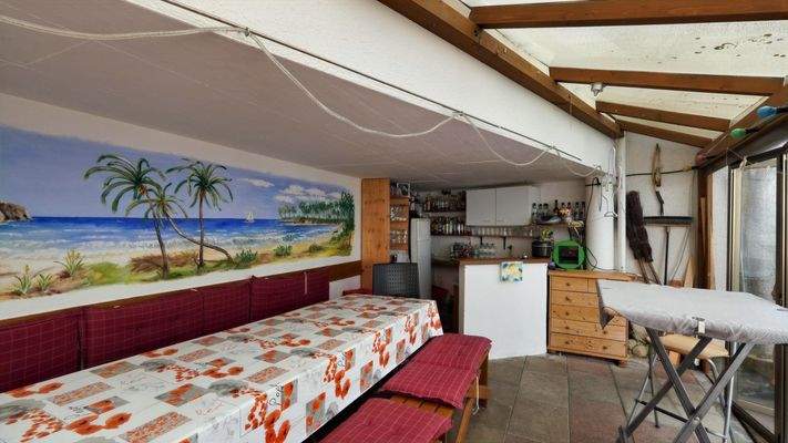 Party-oder Hobbyraum Gartengeschosswohnung