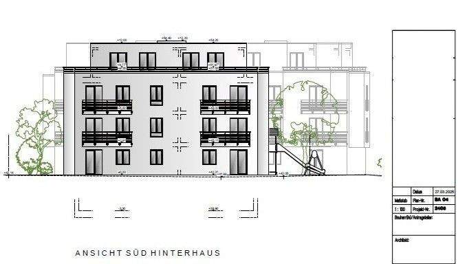 Ansicht Süd - Hinterhaus