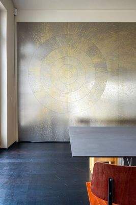 Von Markus Keibel gestaltete Trennwand