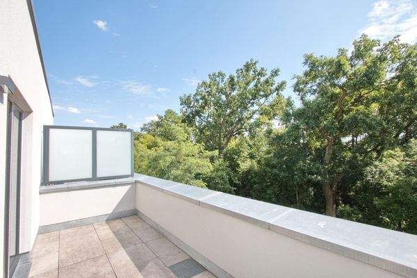 Terrasse im Dachgeschoss