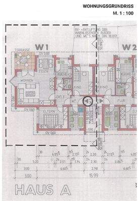 Wohnungsgrundriss Erdgeschoss...