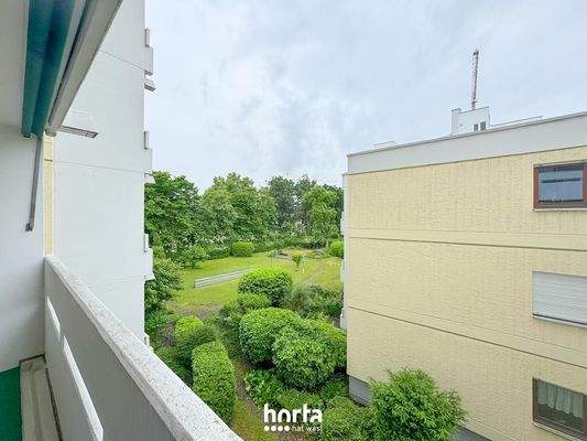 Aussicht Balkon Wohnzimmer