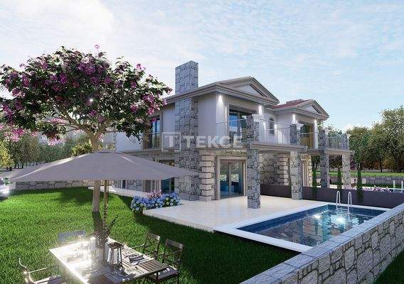 Sea-View Villas with Private Pool and Garden in İzmir Çeşme