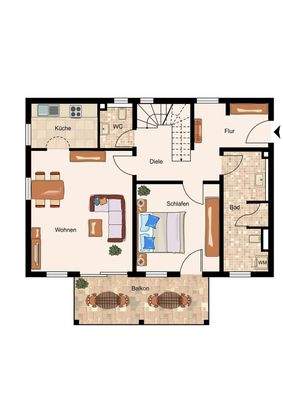 Grundriss Obergeschoss