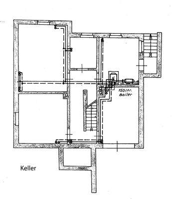 Grundriss Keller