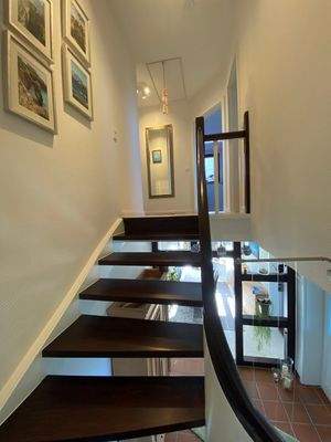 Treppe ins Obergeschoss