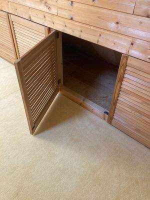 Abseiten als Stauraum im Dachboden