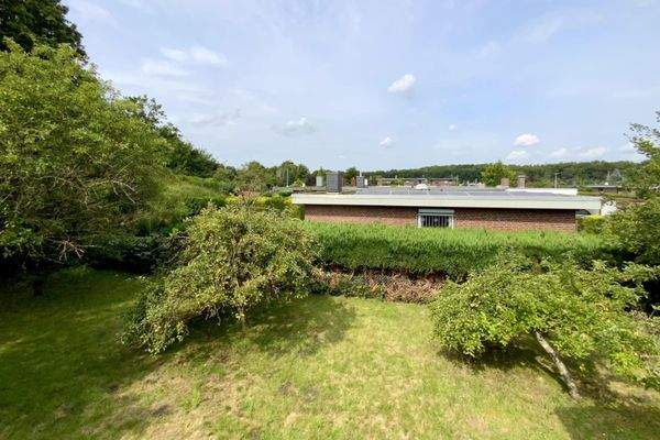 Aussicht vom Balkon in Westausrichtung