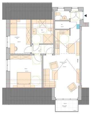 Grundriss Wohnung 11