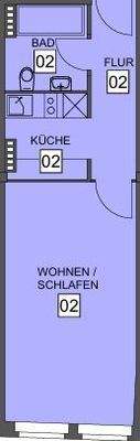 Grundriss der Wohnung 02