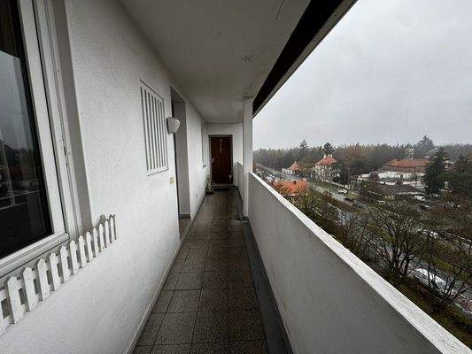 Zugang über Laubengang