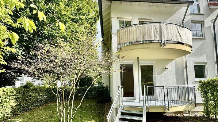 Blick auf den Balkon