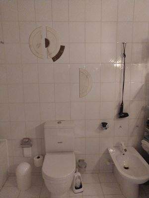 Bidet und WC