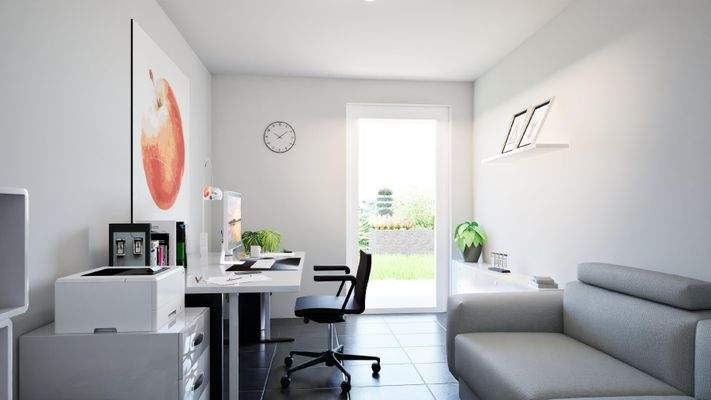 Arbeiten (Wohnbeispiel, Visualisierung)