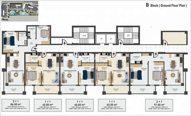 Modern Deluxe Apartments Close to The Beach in Alanya
