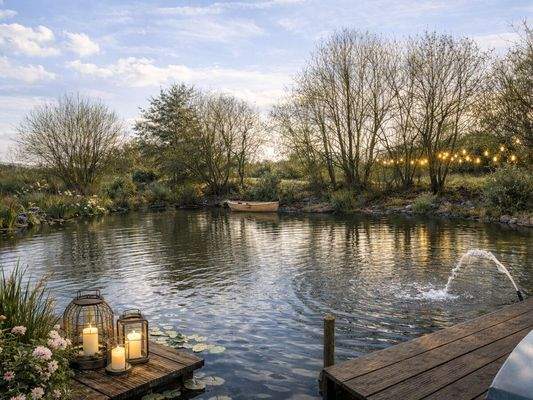 Visualisiert Gartenteich