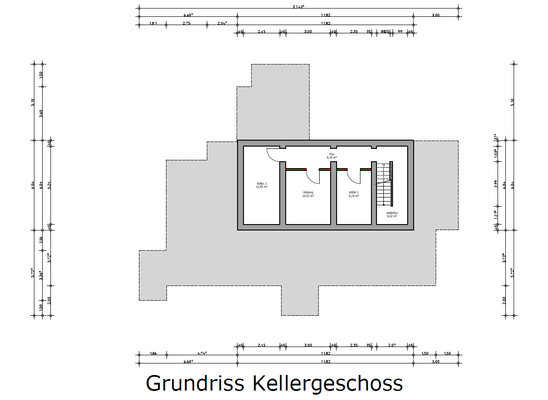Grundriss Kellergeschoss