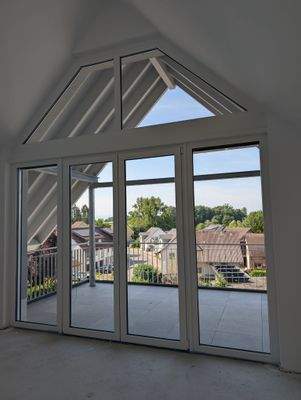 Blick aus dem Wohnzimmer