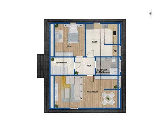 Grundriss Dachgeschoss