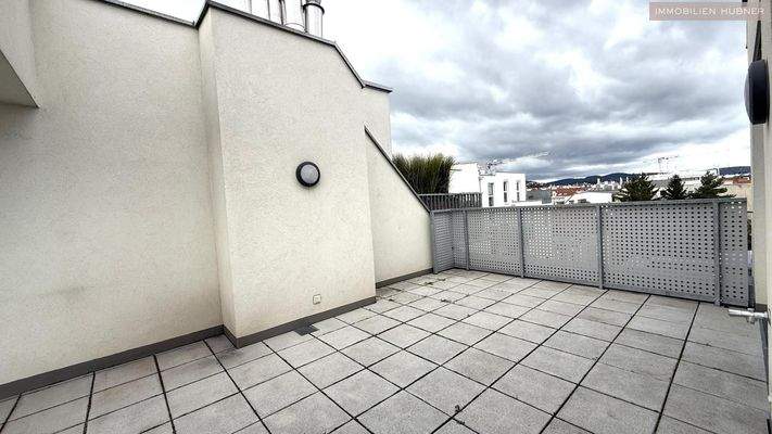 Terrasse auf Wohnebene