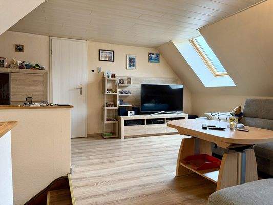 Wohnbereich im Dachgeschoss