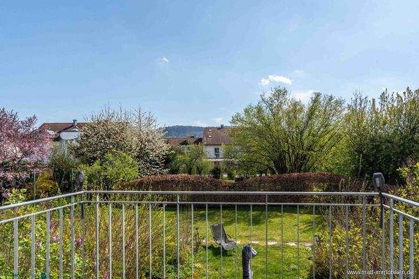 Balkon vor Schlafzimmer