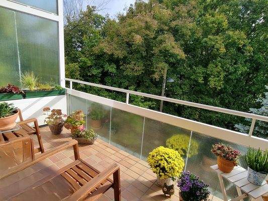 Loggia beim Essbereich