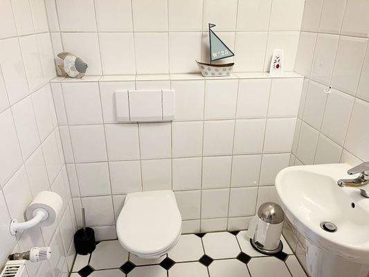 Gäste-WC im Erdgeschoss