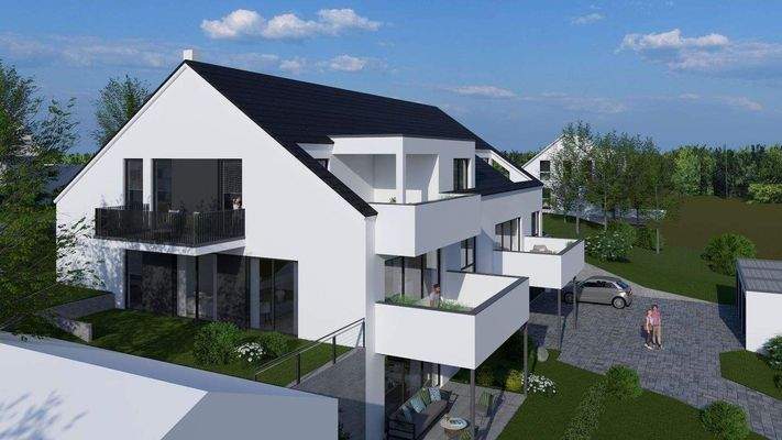 großzügige Balkone und Terrassen