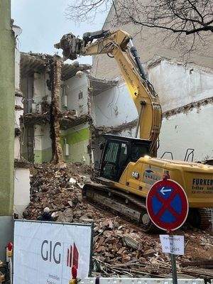 Der Abriss / Bau hat begonnen