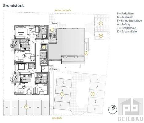 Lageplan - Übersicht Erdgeschoss