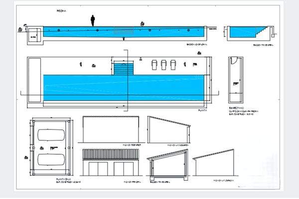 Pool und Garage für zwei Autos