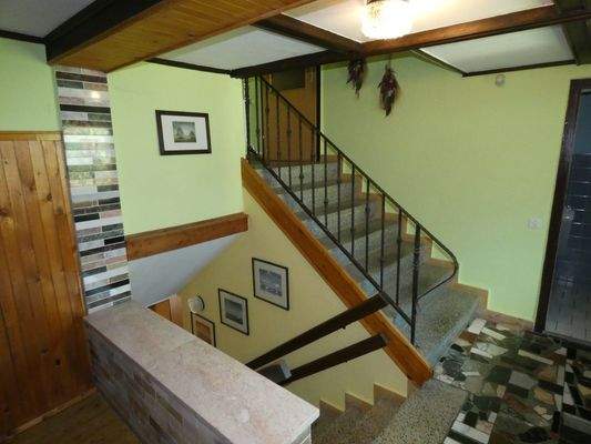 OG - Treppenhaus in der Pension