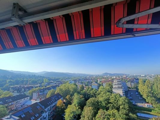 Aussicht vom Balkon