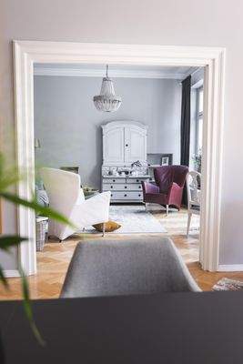 Blick in das Wohnzimmer