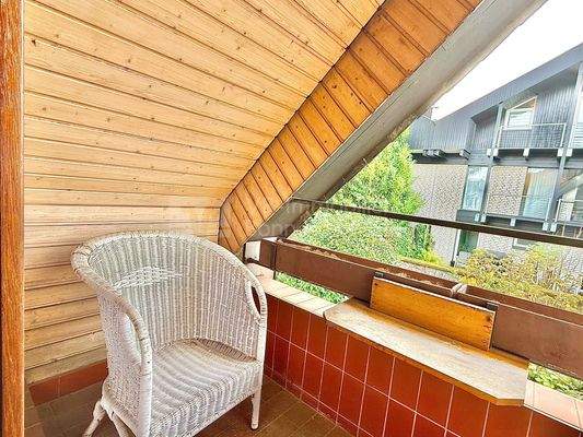 Balkon im Schlafzimmer